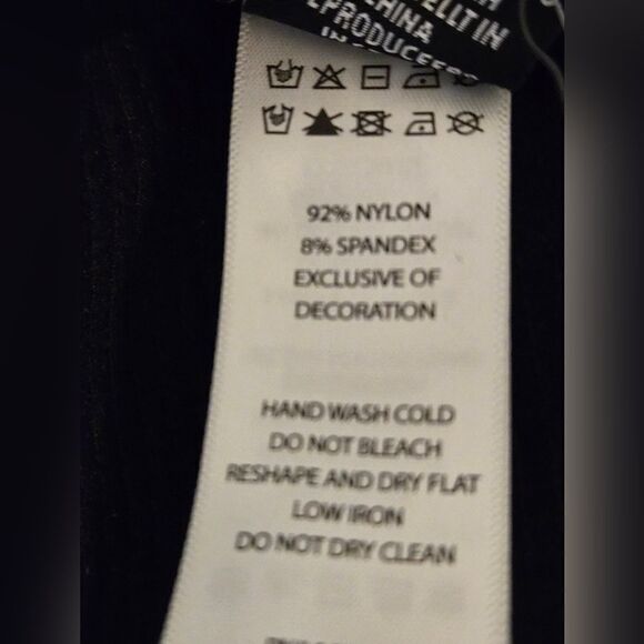 Sincerely Jules Black Rhinestone Crop Top NWT - Picture 7 of 8